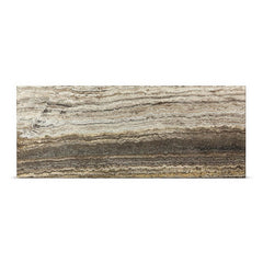 August Rectangle Travertine Dining Table with Block Legs