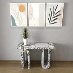 Calacatta Viola Side Table Marble Side Table