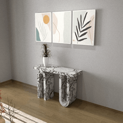 Calacatta Viola Side Table Marble Side Table