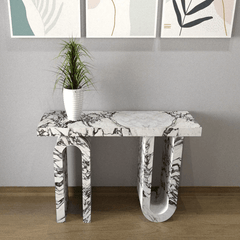Calacatta Viola Side Table Marble Side Table