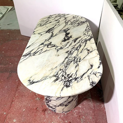 Custimized Calacatta Viola dining table.