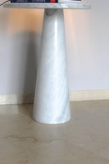 Italian White Carrara Marble Eros Series Coffee Table