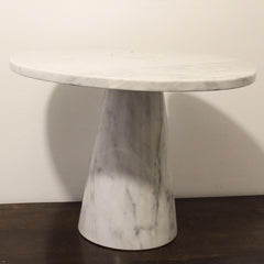 Italian White Carrara Marble Eros Series Coffee Table