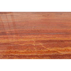 Italian vintage table in solid brown onyx